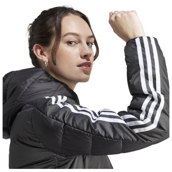 Adidas Γυναικείο μπουφάν Essentials 3-Stripes Light Down Hooded Parka